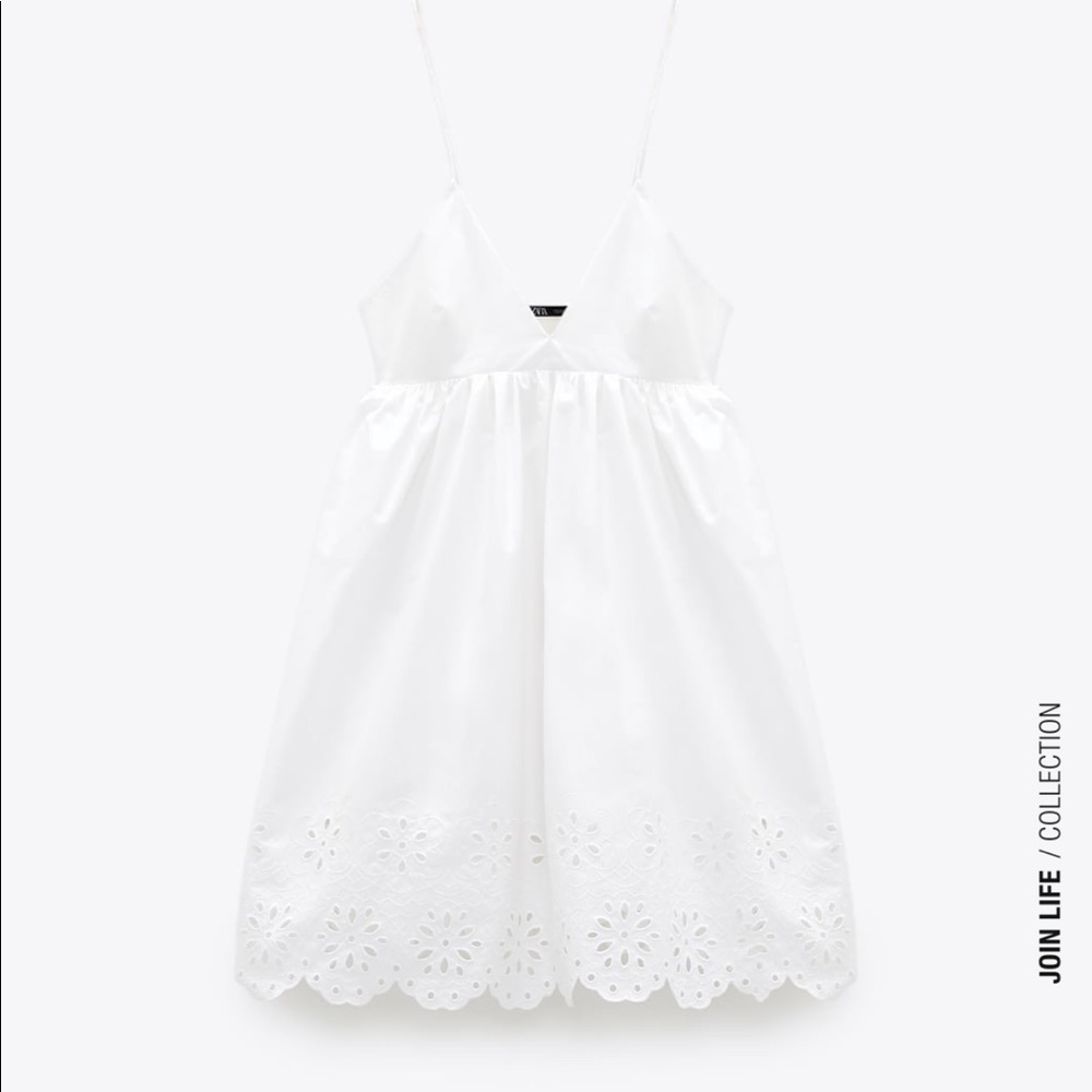 Zara white dress